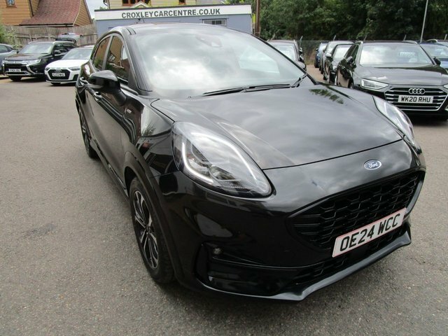Ford Puma 1.0T Ecoboost Mhev St-line Suv Hybrid M OE24WCC Black #3