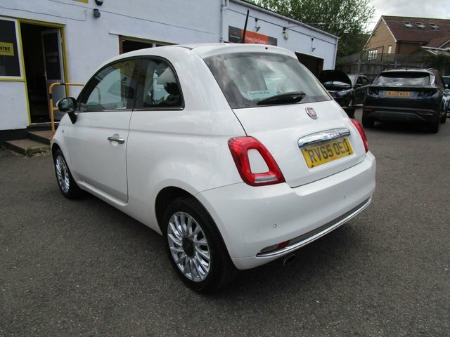 Fiat 500 1.2 Lounge Hatchback Euro 6 S S White #6