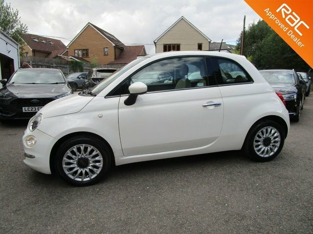 Fiat 500 1.2 Lounge Hatchback Euro 6 S S White #4