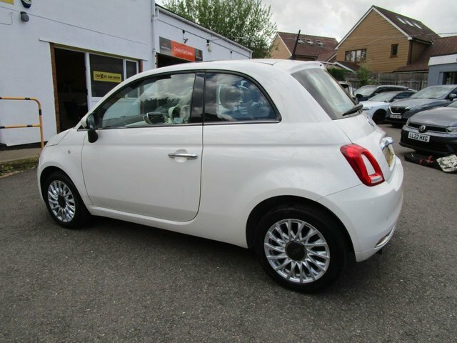 Fiat 500 1.2 Lounge Hatchback Euro 6 S S White #5