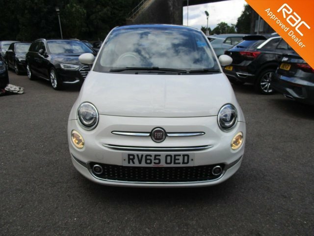 Fiat 500 1.2 Lounge Hatchback Euro 6 S S White #2