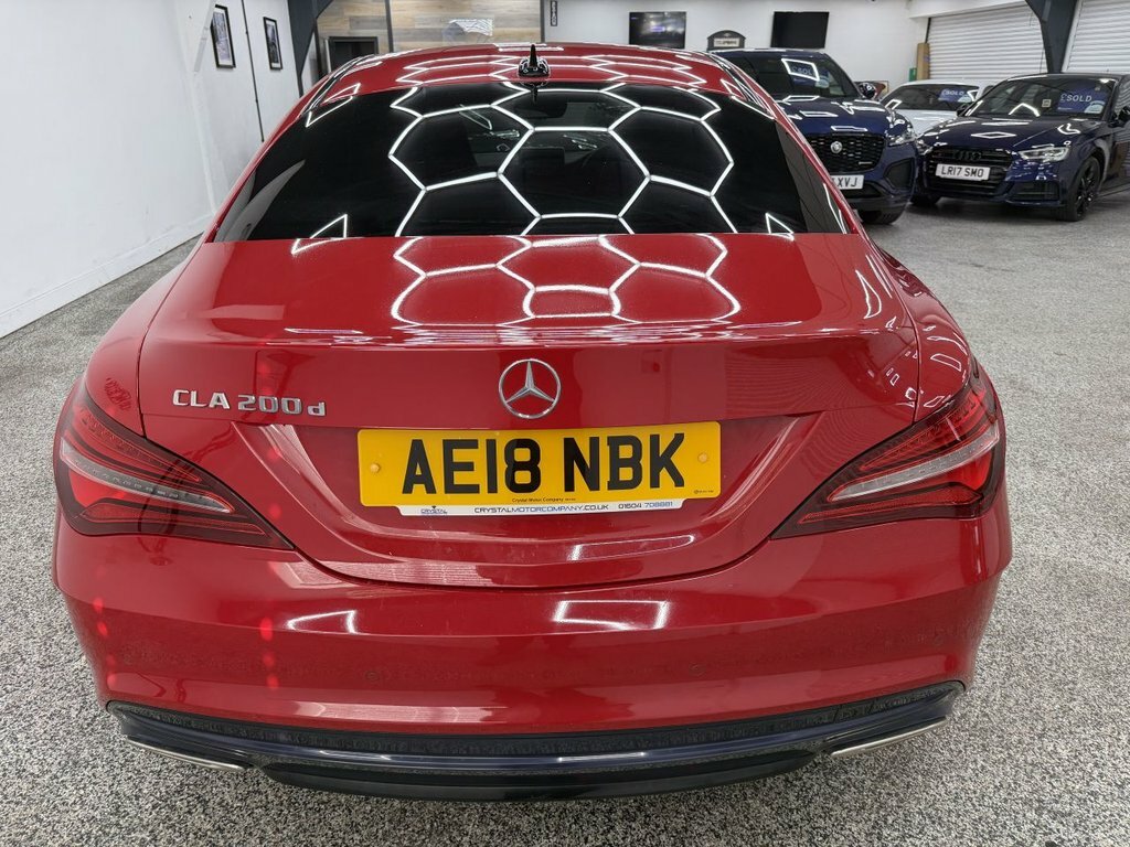 Mercedes-Benz CLA Class Saloon Red #4