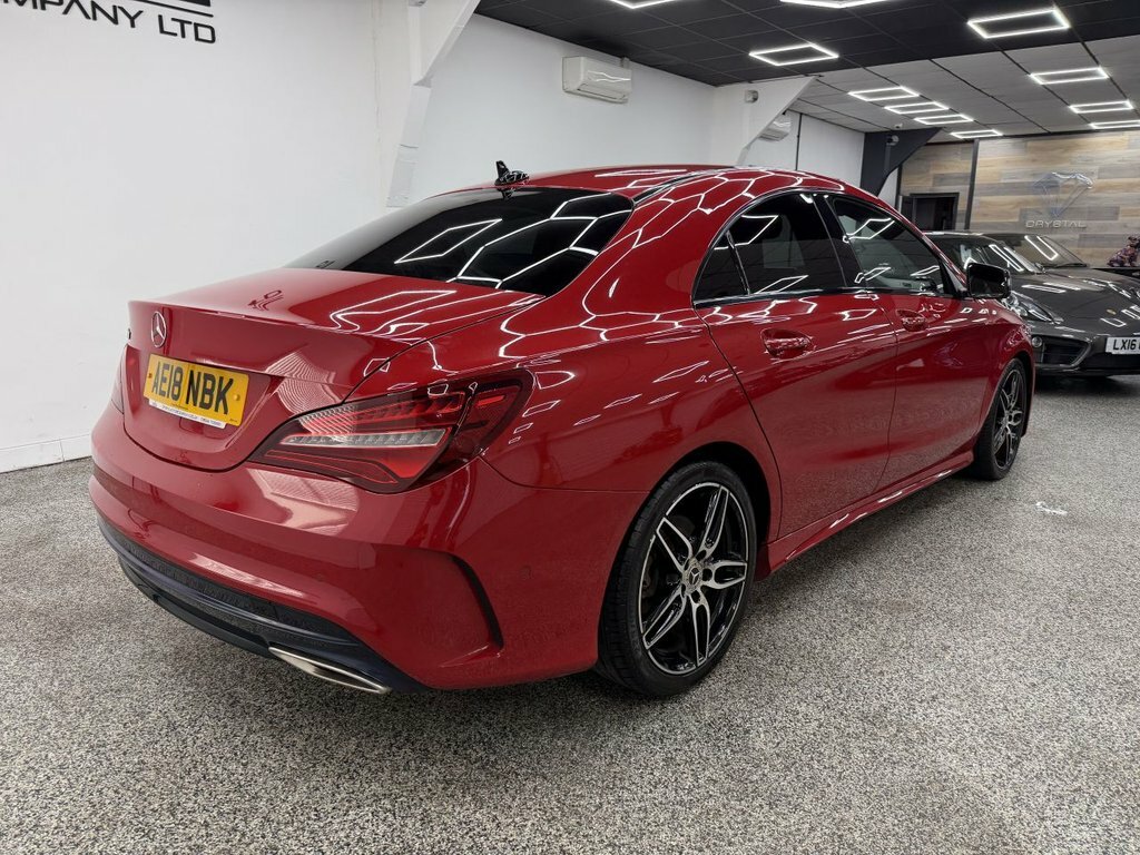 Mercedes-Benz CLA Class Saloon Red #3