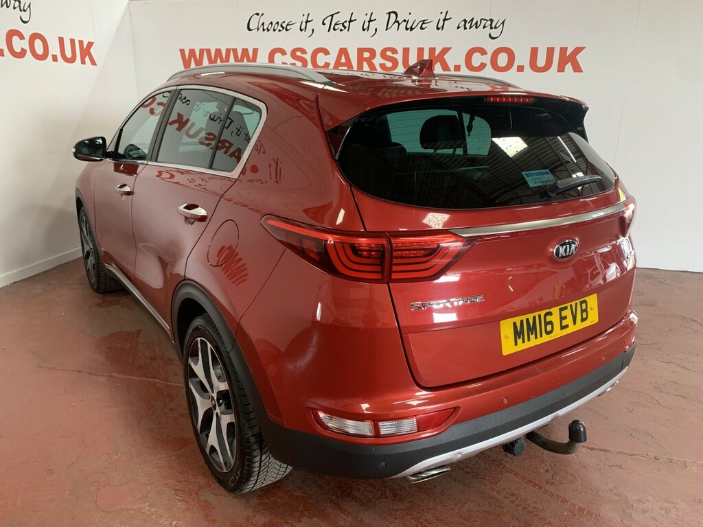 Kia Sportage 2.0 Crdi Gt-line Red #5