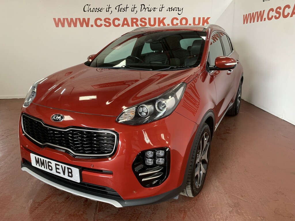 Kia Sportage 2.0 Crdi Gt-line Red #4