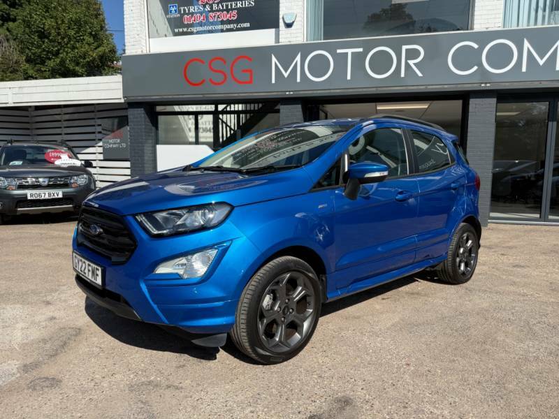 Ford Ecosport 1.0 Ecoboost 125 St-line -Ffsh - 12 Leather S GY22FMF Blue