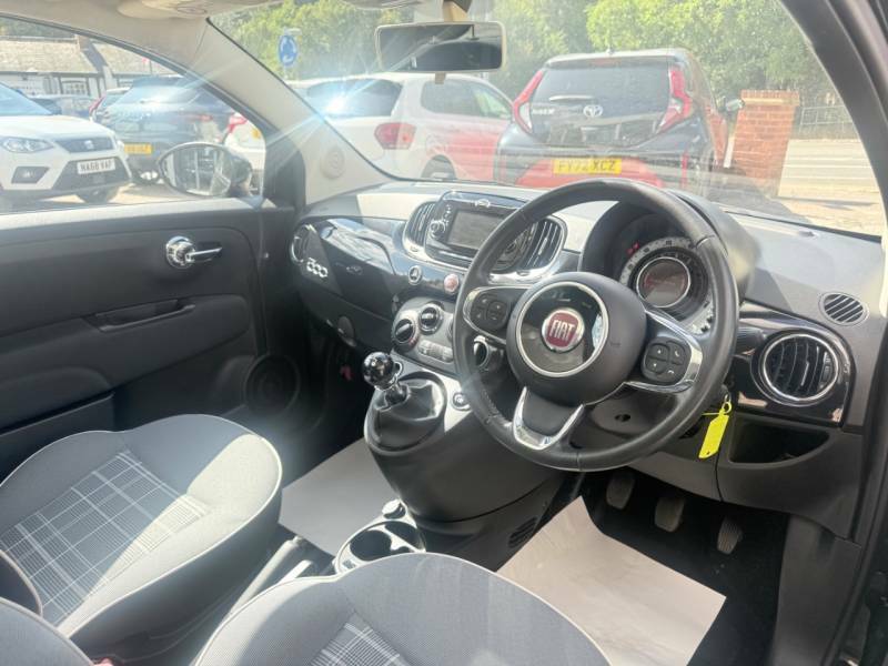 Fiat 500 1.2 Lounge - Pan Roof - Rear Sensors - Fsh - B YA68TZP Black #4