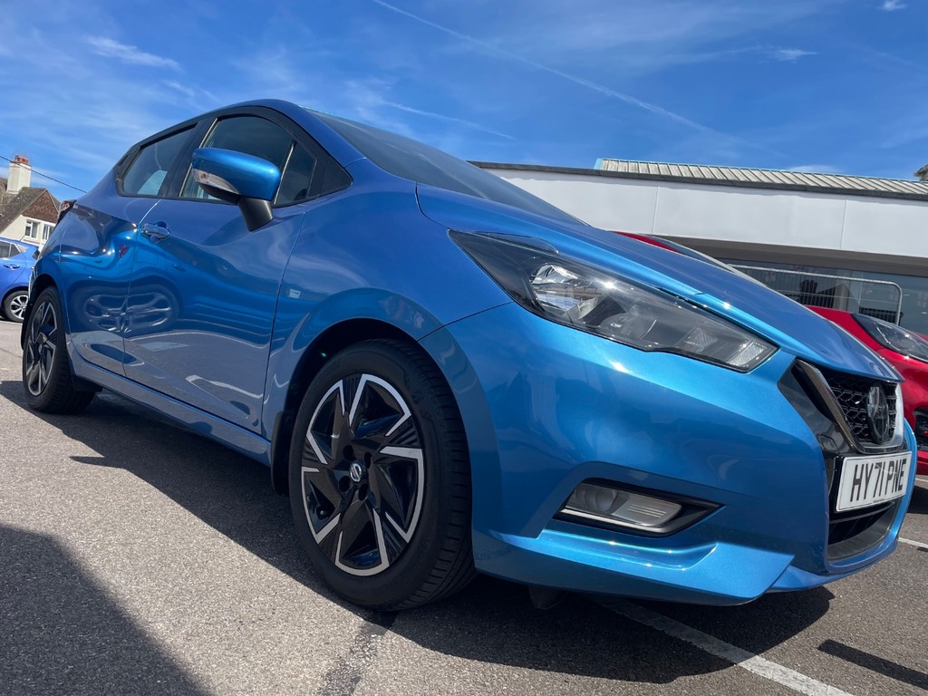Nissan Micra 1.0 Ig-t 92 Acenta Cvt Blue #2
