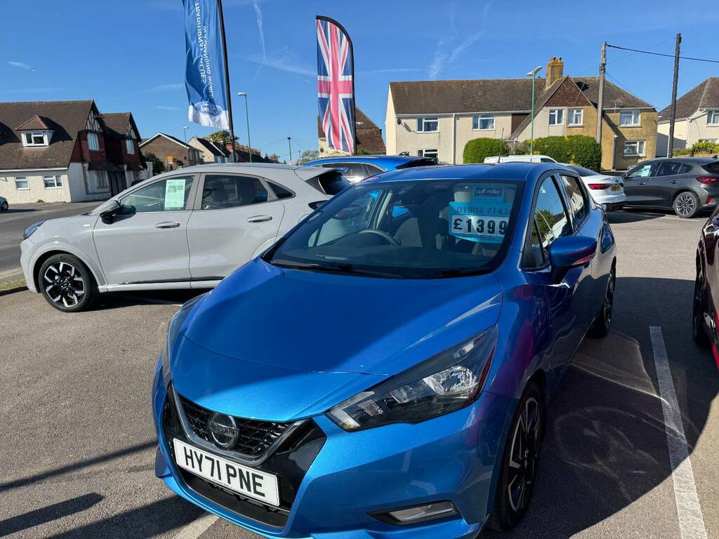 Nissan Micra 1.0 Ig-t 92 Acenta Cvt Blue #4