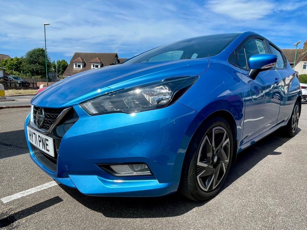 Nissan Micra 1.0 Ig-t 92 Acenta Cvt Blue