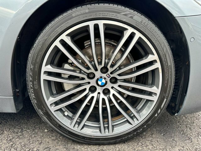 BMW 5 Series Saloon Blue #2