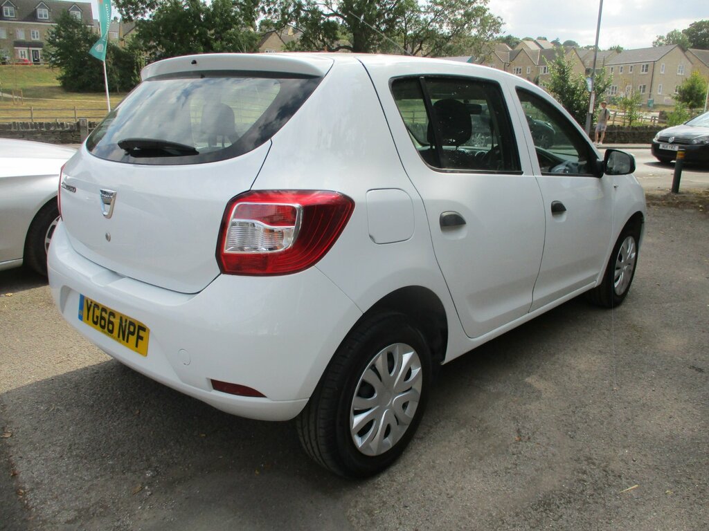 Dacia Sandero 1.2 Ambiance Hatchback Euro 6 7 White #5