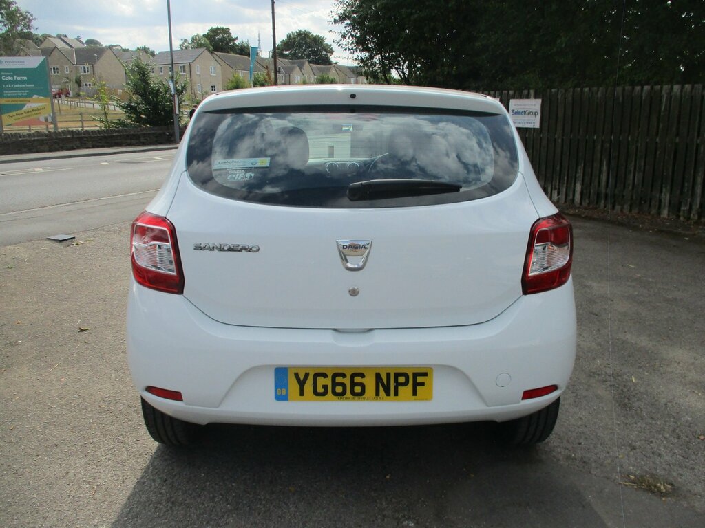 Dacia Sandero 1.2 Ambiance Hatchback Euro 6 7 White #6