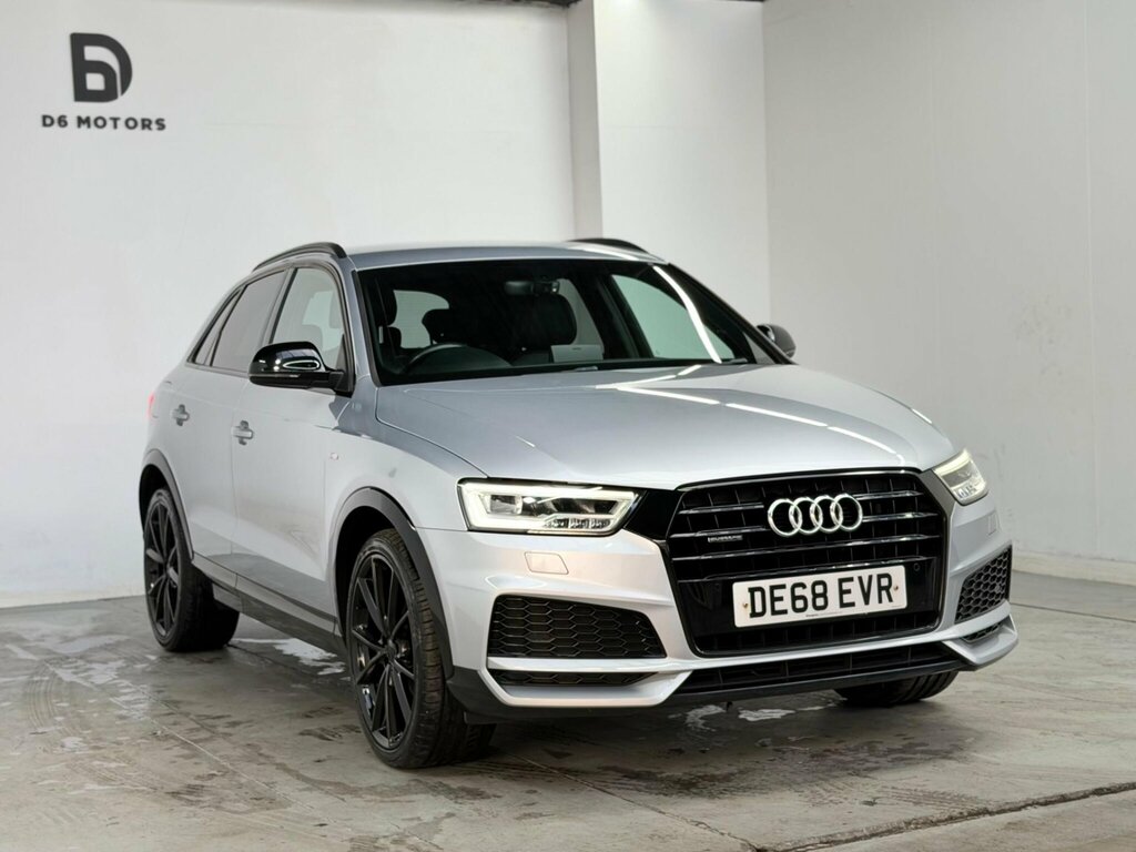 Audi Q3 2.0 Tdi Black Edition Quattro Euro 6 Ss Silver #5