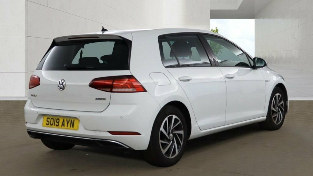 Volkswagen Golf R-line Tdi Dsg White #4