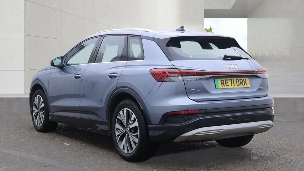 Audi Q4 E Tron Suv Blue #3