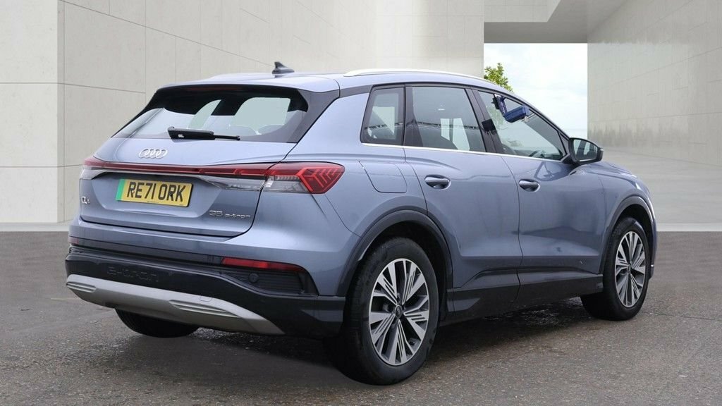 Audi Q4 E Tron Suv Blue #4