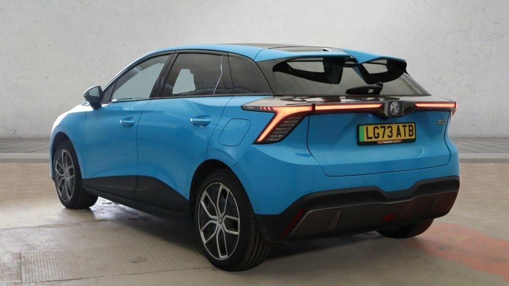 MG MG4 Hatchback Blue #4