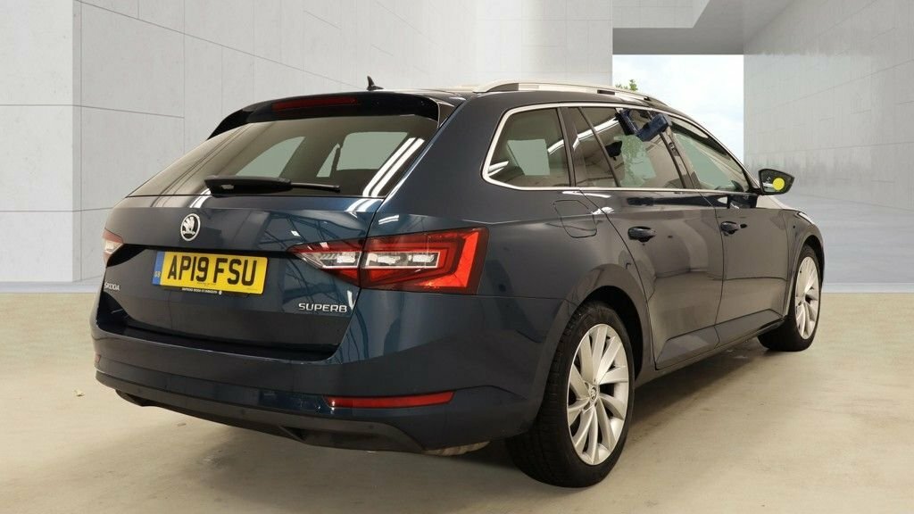 Skoda Superb 1.5L Se L Executive Blue #4