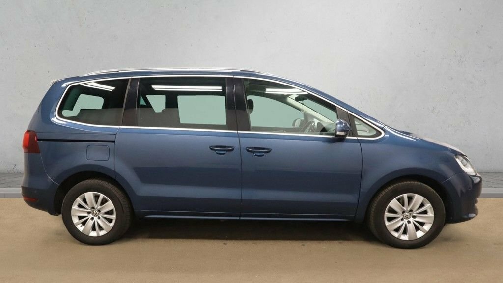 Volkswagen Sharan Se Tsi Bluemotion Technology Dsg 5-Door Blue #7