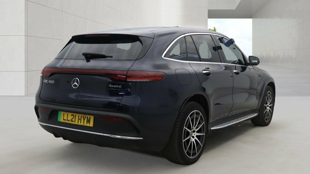 Mercedes-Benz EQC Suv Blue #4