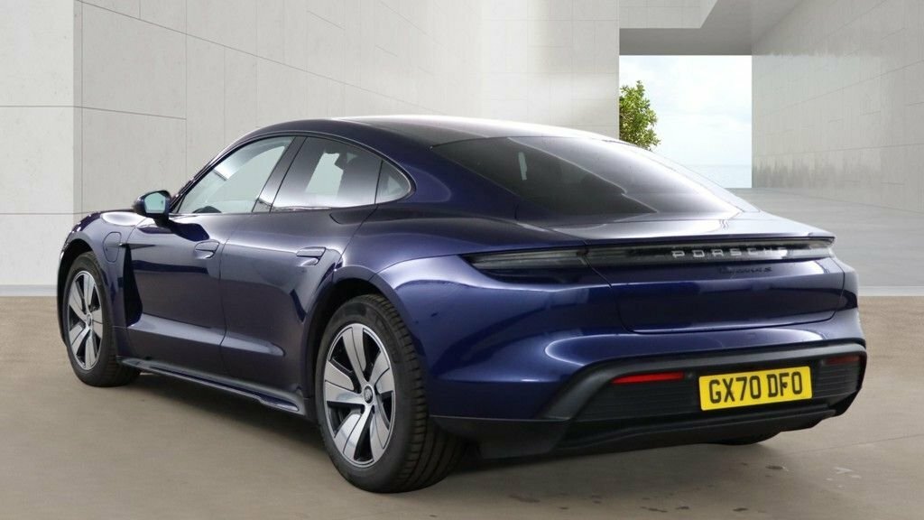 Porsche Taycan Saloon Blue #3