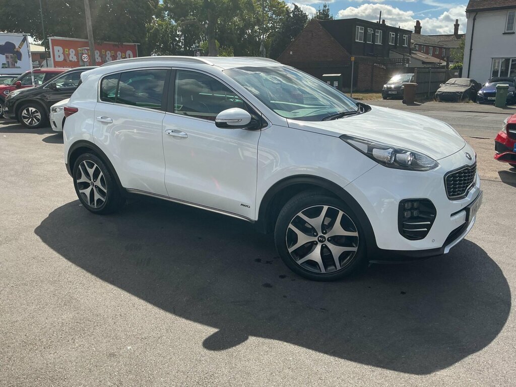 Kia Sportage 2.0 Crdi Gt-line Awd Euro 6 White #2