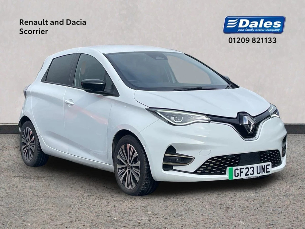 Renault Zoe Zoe 100Kw Techno R135 50Kwh Boost Charge GF23UME White