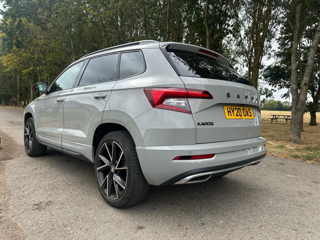 Skoda Karoq 2.0 Tdi Sportline Dsg 4Wd Euro 6 Ss Grey #5