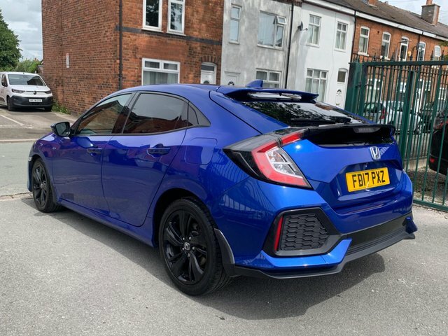 Honda Civic Manual Blue #4
