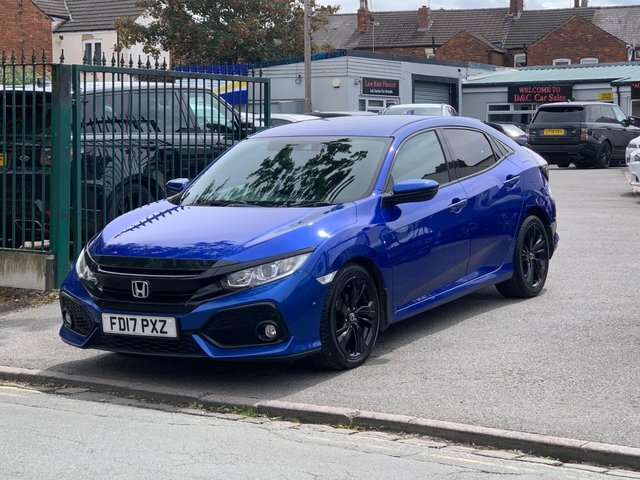 Honda Civic Manual Blue #3