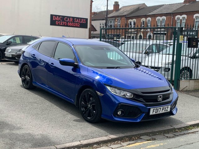 Honda Civic Manual Blue #5