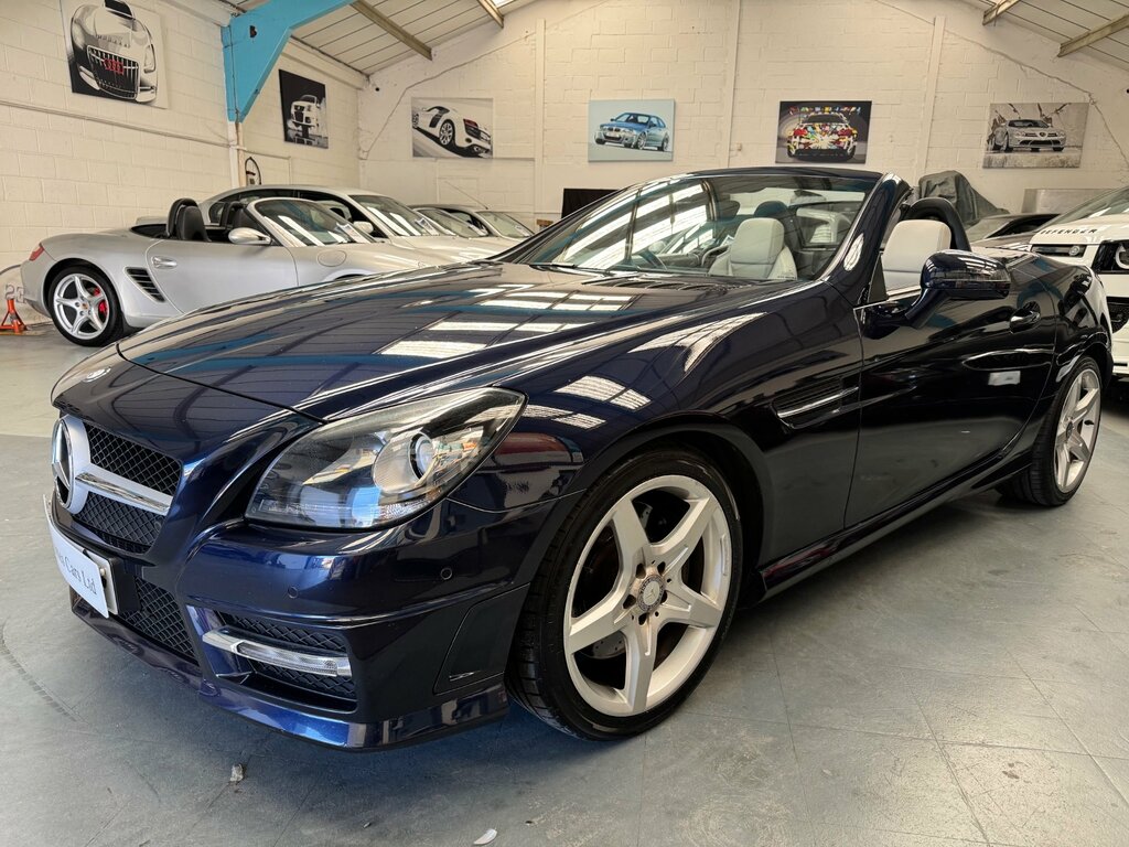 Mercedes-Benz SLK 1.8 Slk200 Blueefficiency Amg Sport Convertible Blue #3