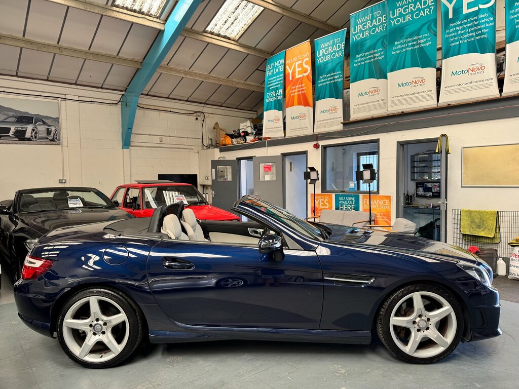 Mercedes-Benz SLK 1.8 Slk200 Blueefficiency Amg Sport Convertible Blue #6