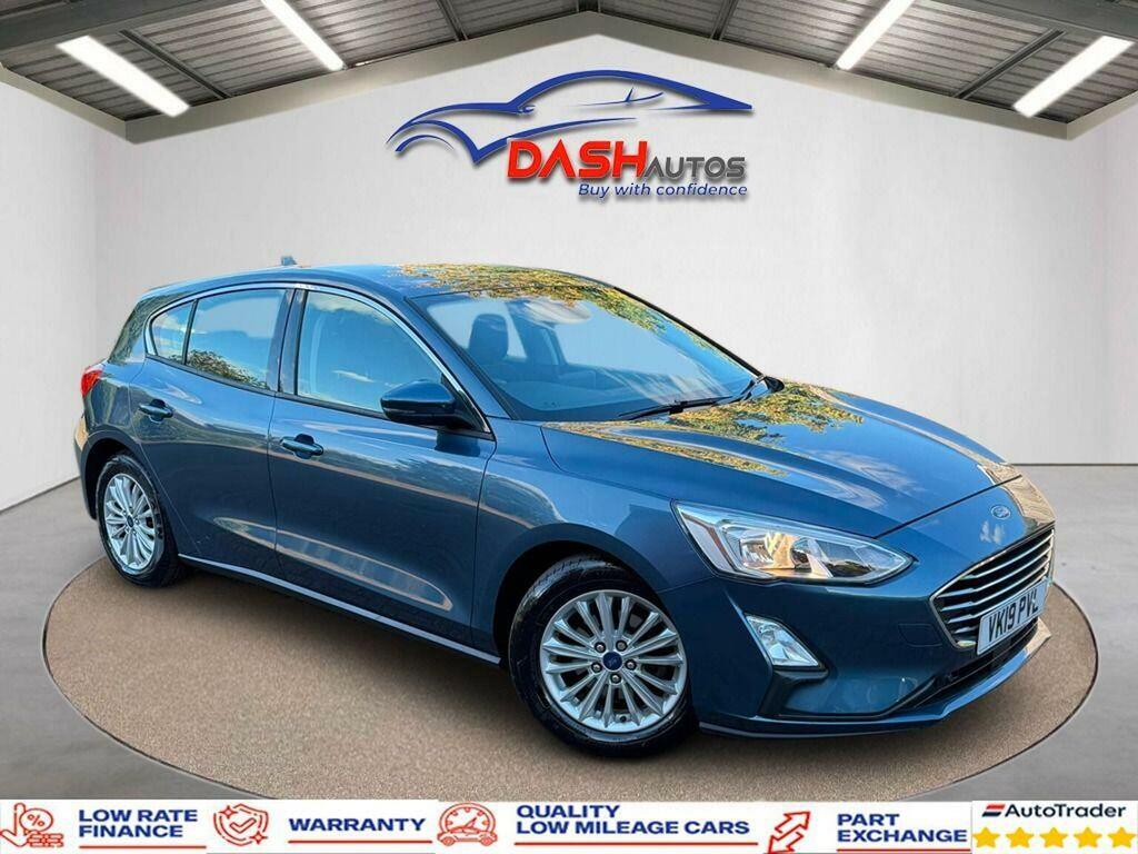 Ford Focus 1.0T Ecoboost Titanium Euro 6 Ss 2019 VK19PVL Blue
