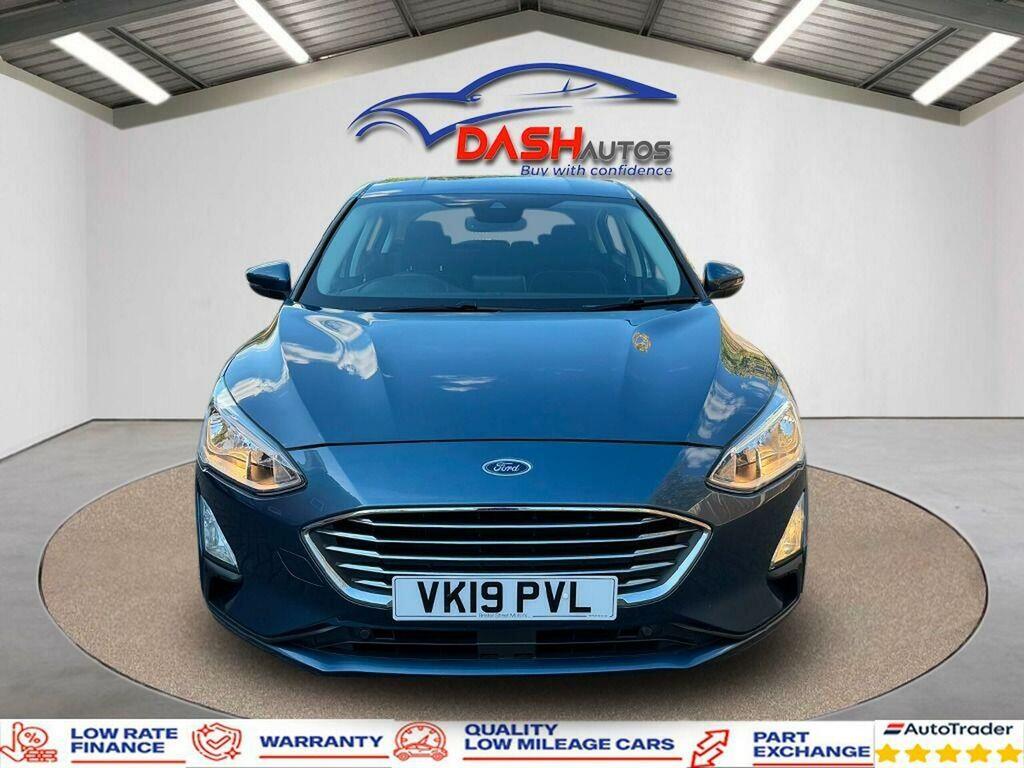 Ford Focus 1.0T Ecoboost Titanium Euro 6 Ss 2019 VK19PVL Blue #3