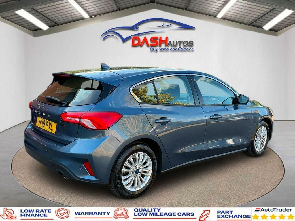 Ford Focus 1.0T Ecoboost Titanium Euro 6 Ss 2019 VK19PVL Blue #2