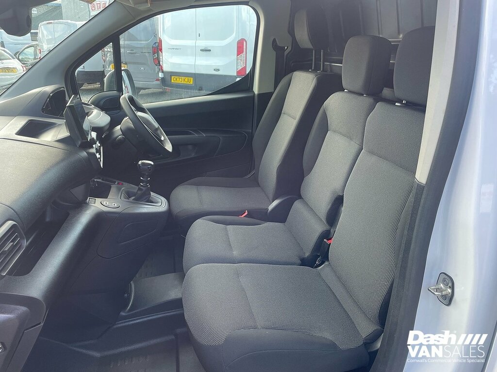 Peugeot Partner 1000 1.5 Bluehdi 100 Professional Van White #9