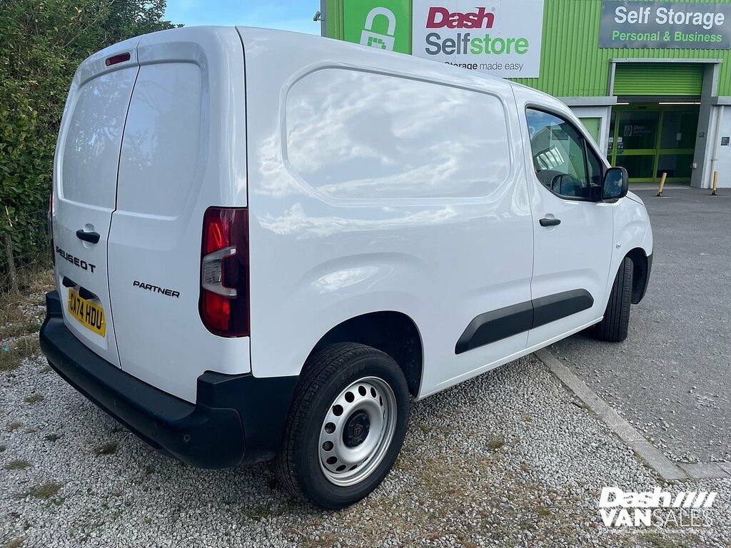 Peugeot Partner 1000 1.5 Bluehdi 100 Professional Van White #7