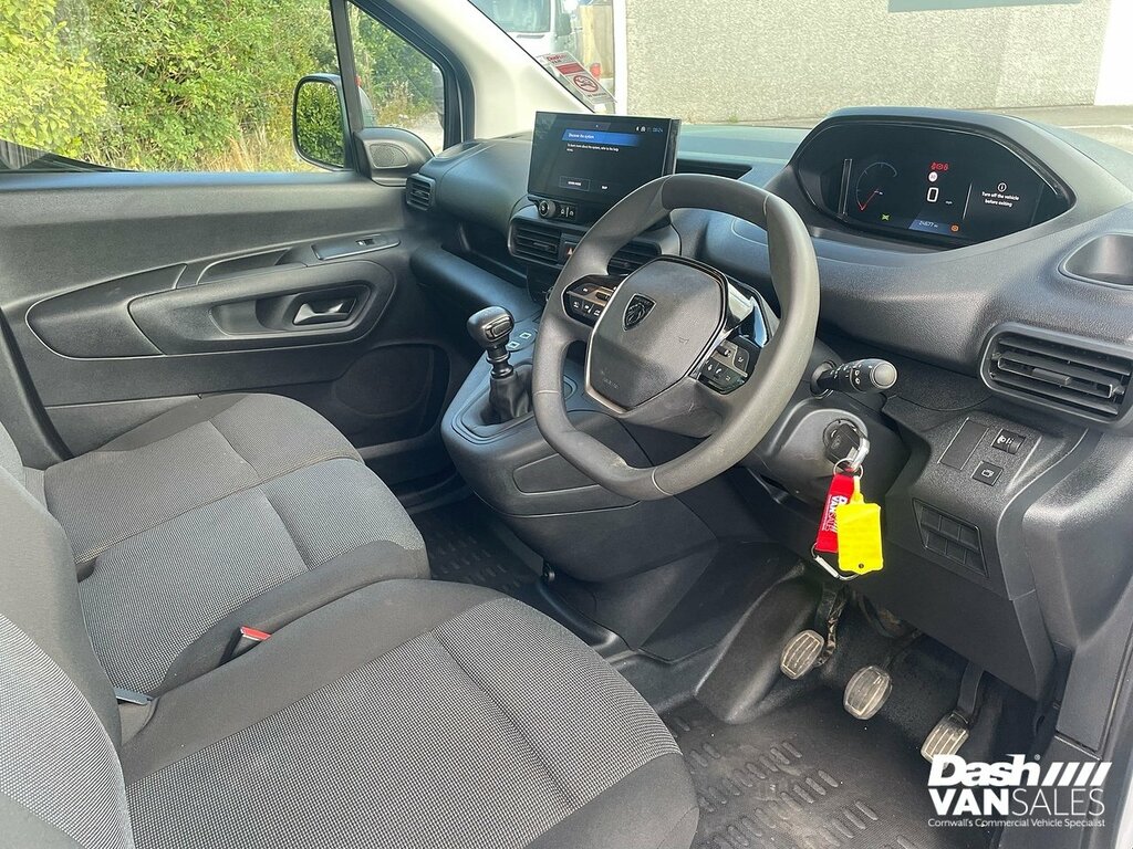Peugeot Partner 1000 1.5 Bluehdi 100 Professional Van White #12