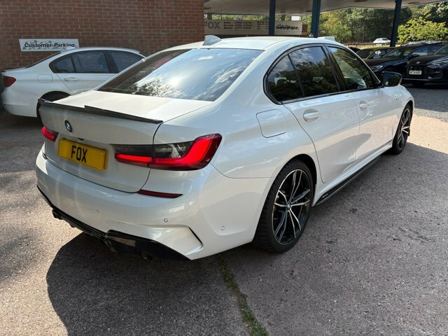 BMW 3 Series 2019 2.0 320D M Sport Saloon Euro White #3