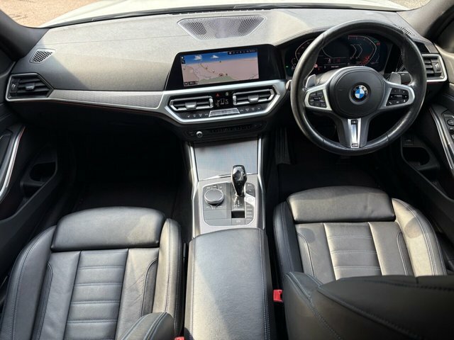 BMW 3 Series 2019 2.0 320D M Sport Saloon Euro White #4