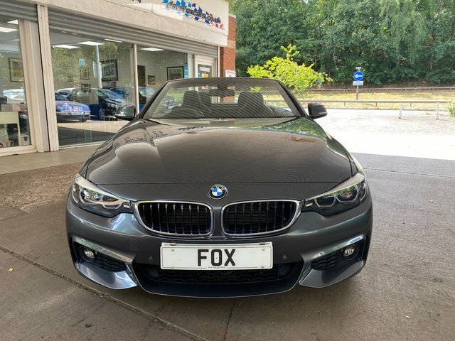 BMW 4 Series 2018 2.0 420D M Sport Convertible Grey #5