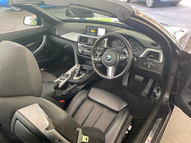 BMW 4 Series 2018 2.0 420D M Sport Convertible Grey #4