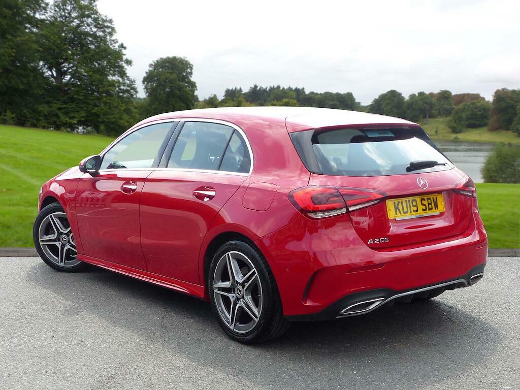 Mercedes-Benz A Class 1.3 A200 Amg Line Premium 7G-dct Euro 6 Ss KU19SBW Red #2