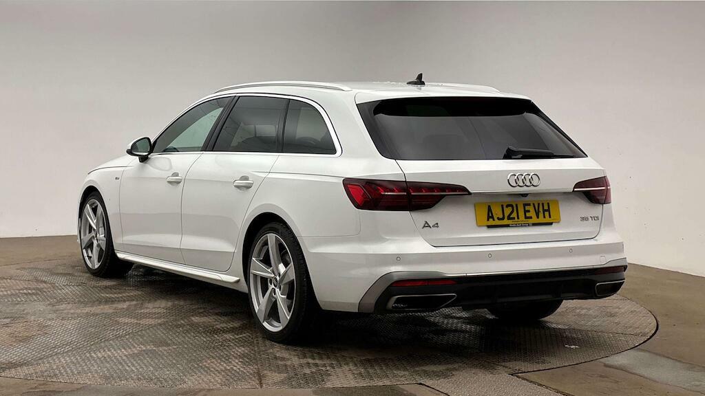Audi A4 Avant S Line White #2