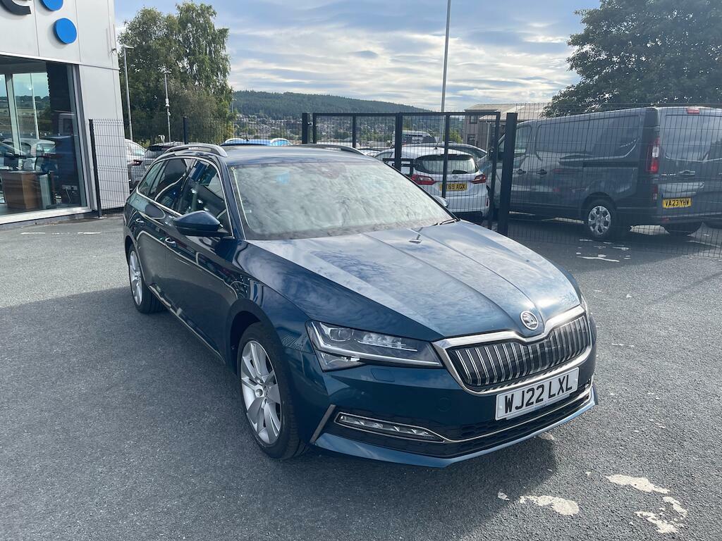 Skoda Superb Se L Blue #4