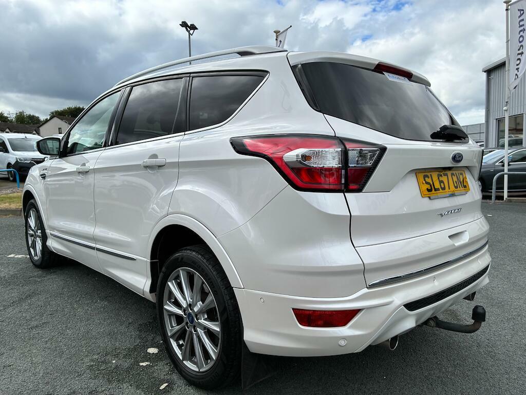 Ford Kuga 2.0 Tdci Vignale Awd Euro 6 Ss SL67GNZ White #4