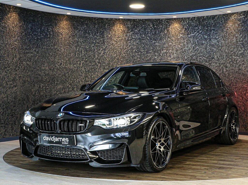BMW M3 Biturbo Competition FD67LWW Blue #4