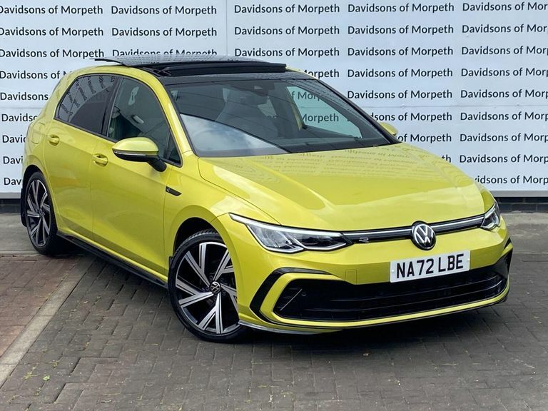 Volkswagen Golf 2.0 Tdi R-line Hatchback Dsg Euro 6 S Yellow